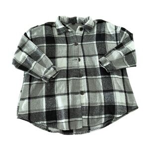 Black and White Plaid Shacket